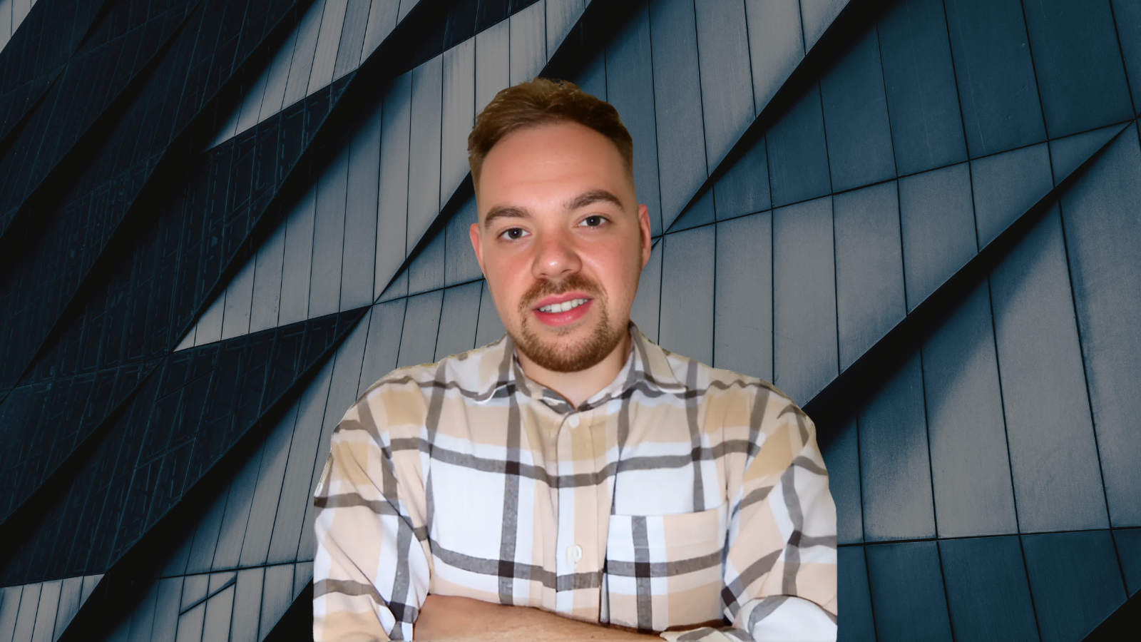 A professional headshot of Fabian, Step5's Bid Writer, smiling confidently. Fabian is instrumental in transforming Step5's bid management processes and driving innovation.